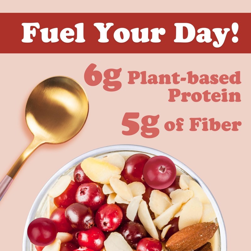 Earnest Eats Superfood Oatmeal Pantry Bag- Cranberry + Almonds +