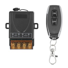 Wireless Control Switch Car Relay 328ft Long Range Remote Battery Supply Disconnect 30A 12V‑72V