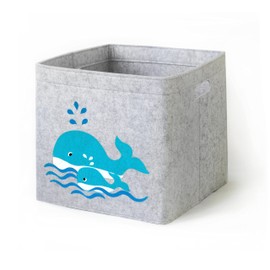 LuckySign-Care Children's Storage Box / Toy Basket (Whale)