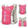 Sahunfri Women's Running Vest Pink, Lightweight Hydration Backpack with 250ml