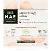 N.A.E. - Solid Face Make-Up Remover Cleanser - Enriched with Damask Rose Water - Certified Organic - Vegan Formula - 99% Ingredients of Natural Origin - 78g Soap