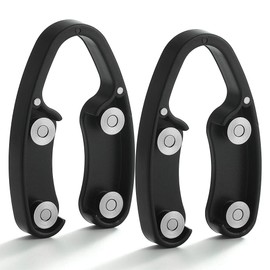 2 Pack Design Wine Foil Cutter, Wine Bottle Opener Accessory, Gift for Wine Lovers by YWQ, Black