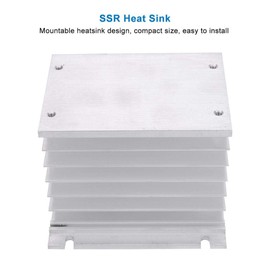 Three-Phase Solid State Relay Heatsink SSR Derivative Aluminium Heatsink, Radiator Fan Assembly