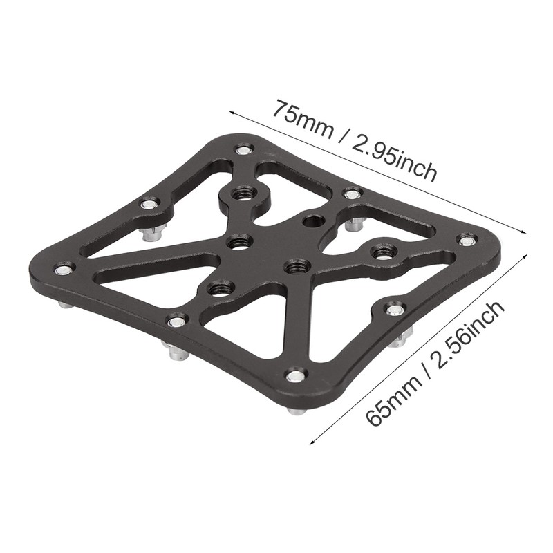 A Pair Aluminum Road Bicycle Pedal Platform Converter Adapter Small