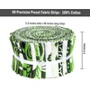 Soimoi 40Pcs Block Print Cotton Precut Fabrics For Quilting Craft