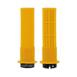 Dmr Deathgrip MTB Mountain Bike Cycle handle bar grips - Thin Flangeless Gul Yellow