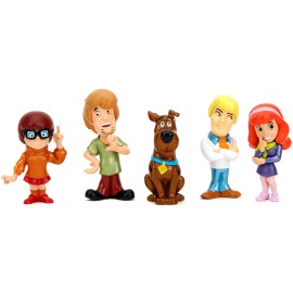DCD Set of 5 Diecast Scooby-Doo Figures Jada's Metalfigs Series Diecast Models with Moving Wheels TV Series Diecast Toys