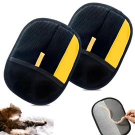 FNIUANF Pet Hair Removal Glove for Cats & Dog, 2025 New Upgrade Pet Hair Remover Electrostatic Gloves, Tarifa Pets Hair Remover, Reusable Pet Hair Remover Glove (2pcs)