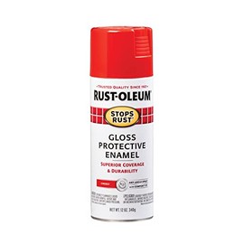 Rust-Oleum 248568 Stops Rust Spray Paint, 12-Ounce, Gloss Cherry