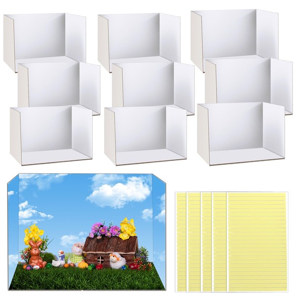 9 Pcs Diorama Box Cardboard Diorama Kit Diorama Supplies with