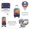 Explore Land Travel Luggage Cover Suitcase Protector Fits 18-22 Inch