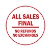 Signs ByLITA Circle All Sales Final No Refunds No Exchanges