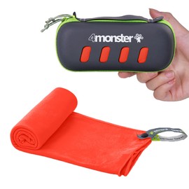 4Monster Microfiber Towel, Travel Towel, Camping Towel,Fast Drying, Soft Light Weight,Suitable for Gym, Beach, Swimming, Backpacking and More