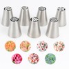 Baipesiy 7-Pieces Large Russian Piping Tip, 304 Stainless Steel Korean