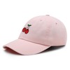 JPAK Cherries Premium Dad Hat Embroidered Cotton Baseball Cap Fruit
