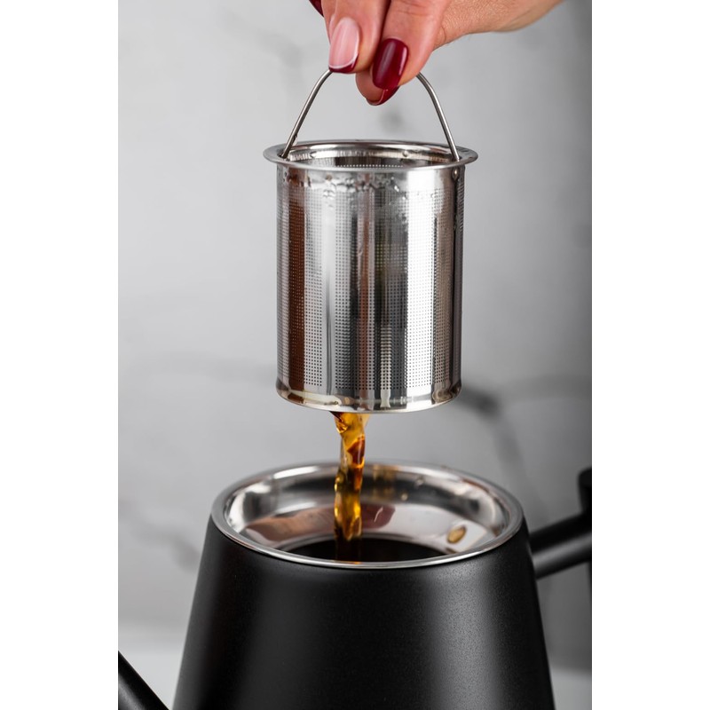 VDN Teapot with Strainer Insert - Teapot Thermal Double Walled