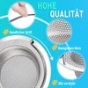 Pack of 2 Drain Strainers, Stainless Steel Sink Strainer with