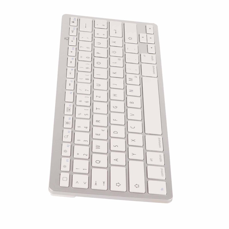 Wireless Keyboard Portable Universal Slim Silent Wireless Bluetooth German Keyboard