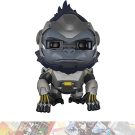 Winston: 6in Deluxe Pop! Games Vinyl Figurine Bundle with 1 Game Theme Compatible Trading Card (097 - 09300)