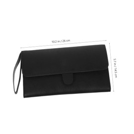 Gatuida 1Pc Leather Scissor Bag Organizer for Barber Tools Lightweight and Durable Scissor Storage Pouch for Salon Beauty Supplies for Professionals and Home Use