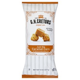 G.H. Cretors Popped Corn, Caramel Corn, 8 Ounce (Pack of 12)