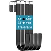 Over The Door Hooks 5.5" 4Pcs for 1 3/8" Door