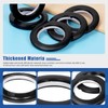 Glarks 20 Sets 1-5/8" (42mm) ID Curtain Grommets Plastic Grommet