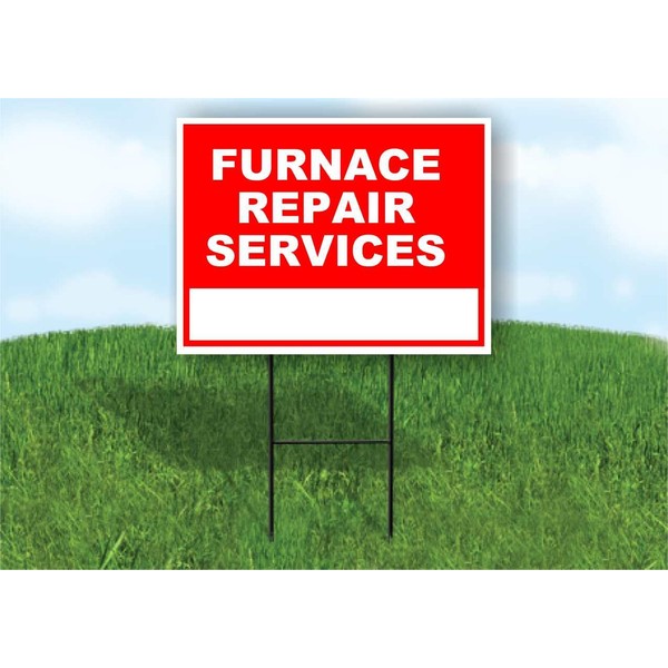 Furnace Repair Services-4 Write On Me Red 18x24 in Double