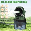 Misting Fan Portable 42800mAh Rechargeable with Remote Control, Mist Fan