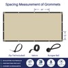 Windscreen4less 4' x 12' Privacy Fence Screen Heavy Duty Windscreen