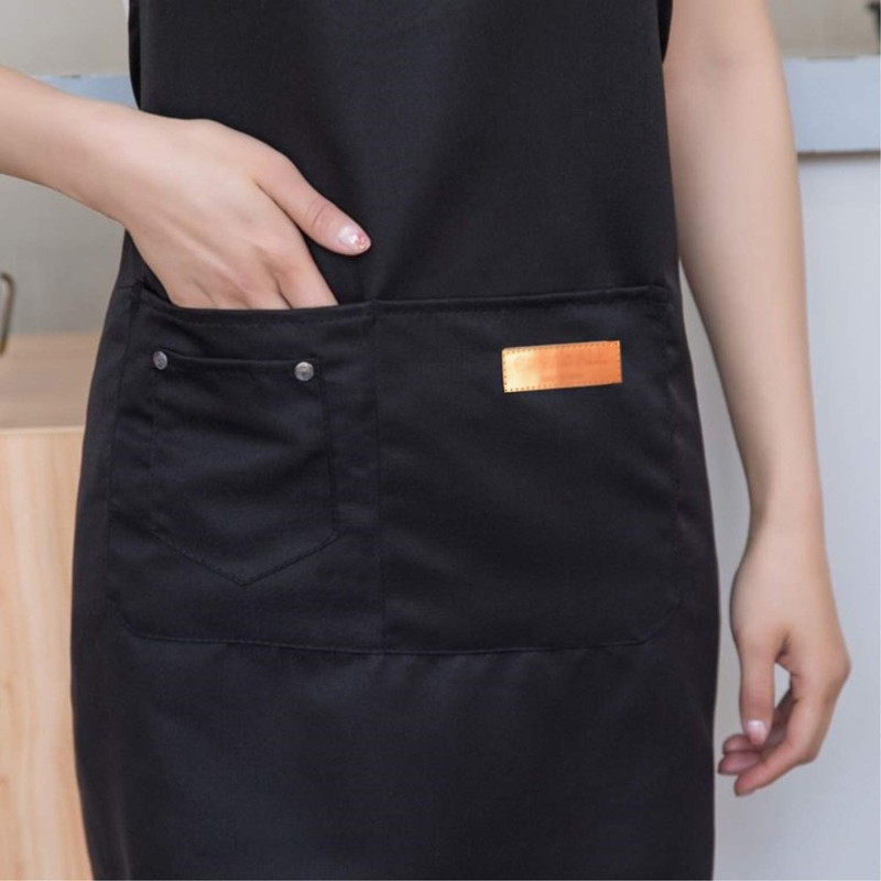 Carrotez H Style Adjustable Apron with 2 Pockets Waterproof Apron