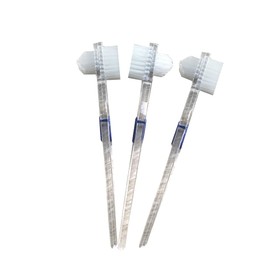 Gatuida Double-sided Cleaning Brush Multi-tufted and Non- Handle for Teeth and False for Easy Use