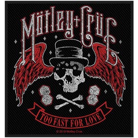 Motley Crue - Too Fast For Love Patch 9cm x 10cm