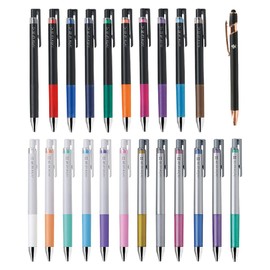Pilot Juice up 04 Retractable Gel Ink Pen 0.4mm Ultra Fine Point 22 Colors Set (LJP200S4-10C, LJP120S4-6CP, LJP120S4-6CM) With Original Stylus Ballpoint Touch Pen