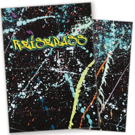 Cozy Racoon Passport Holder for Adults and Children | High Quality Passport Cover | Protective Cover, Graffiti, Modern