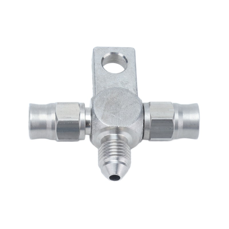 AN‑3 Tee Brake Hose AN3 to Line End Fittings Stainless
