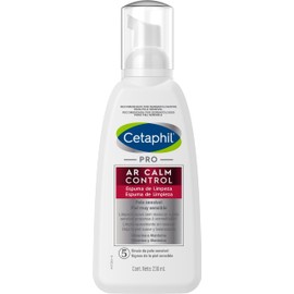 Cetaphil PRO AR Calm Control Espuma de Limpieza, Limpia y Calma el Ardor de Piel con Enrojecimiento Recomendada por Dermatólogos para Piel Sensible - 1 pieza de 236 ml