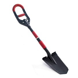 Roamwild Multi-Digger Garden Spade – Reinforced Fibreglass Light Weight Gardening Digging Arrow Head Shovel with Unique Dual Soft AIR Light Grip Technology & Root Saw Stump Cutter.