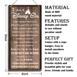 Inspirational Gift Wooden Sign, Birthday Gift for Her, Decorative Wood Hanging Wood Plaque, Girls Bedroom Decor, Women Home Office Decoration, Wall Decor Art, Farmhouse Plaque Hanging Decor C