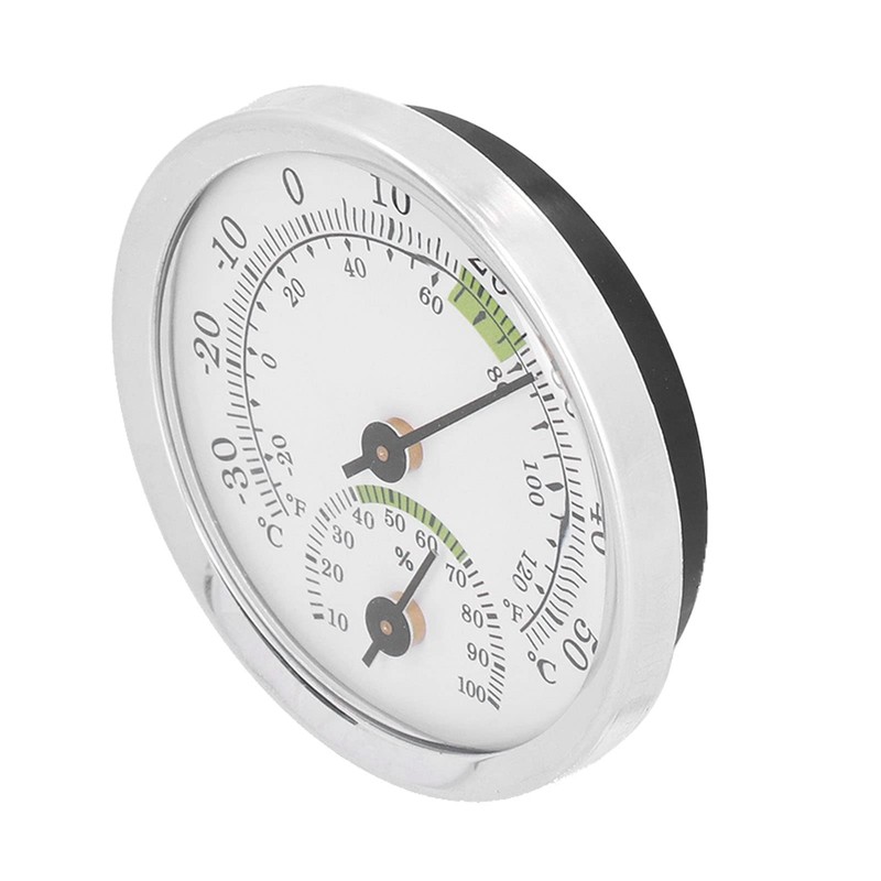 QANYEGN Mini Hygrometer Thermometer, Mini Analog Thermometer, Thermometer Hygrometer for