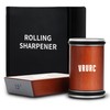 Rolling Knife Sharpener Kit with Diamond Wheels – 15°/20° Magnetic