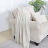 BOURINA Textured Solid Soft Sofa Throw Couch Cover Knitted Decorative