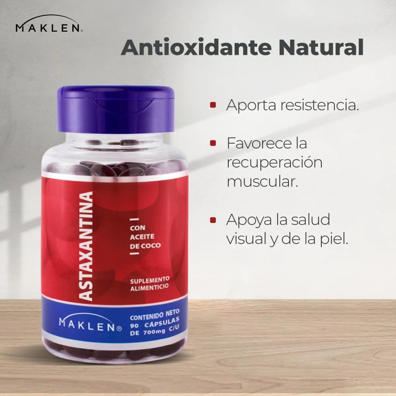 Astaxantina + Aceite De Coco Mct Oil | 90 Softgels