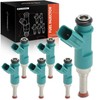 A-Premium Set of 6 Fuel Injectors Compatible with Toyota Camry
