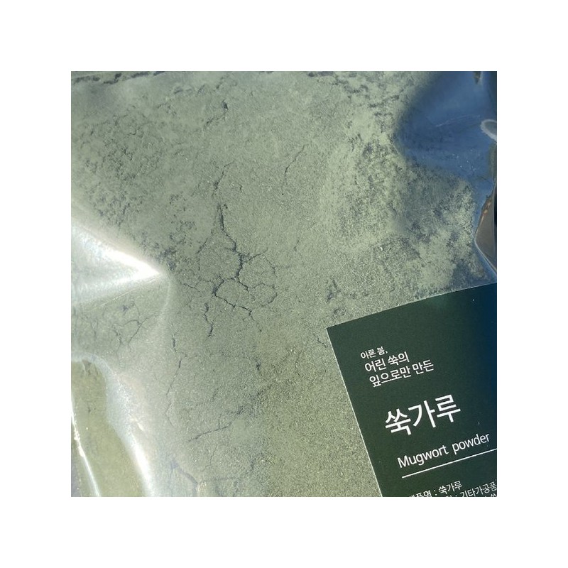 국산 어린잎 쑥가루 참쑥으로 만든 국산 쑥가루 250g Domestic young