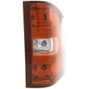 BURANIFUSION Tail Light Halogen Right Side Clear & Red Lens
