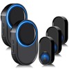 Wireless Doorbell - PHYSEN Waterproof Doorbell Chime Kits 2 receivers