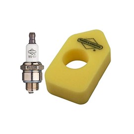 Briggs & Stratton Genuine Air Filter & Spark Plug Set for B&S Sprint Classic (Filter & Spark Plug Set)