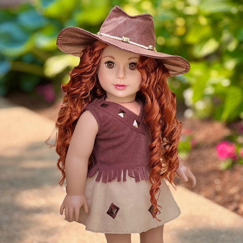 - Cowgirl - 4 Piece 18 inch Doll Outfit -