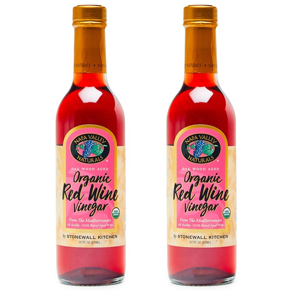 Napa Valley Naturals Organic Red Wine Vinegar, 12.7 Ounce (2-Pack)